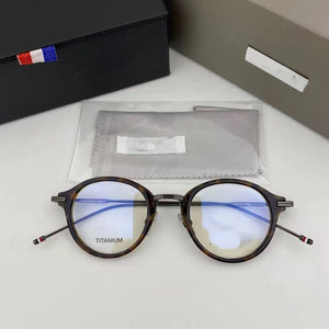 Thom Brand TB908 Pure Titanium Glasses Frame Women Retro Round Prescription Eyeglasses Myopia Optical Eyewear Male spectacles