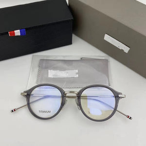 Thom Brand TB908 Pure Titanium Glasses Frame Women Retro Round Prescription Eyeglasses Myopia Optical Eyewear Male spectacles