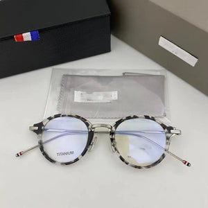 Thom Brand TB908 Pure Titanium Glasses Frame Women Retro Round Prescription Eyeglasses Myopia Optical Eyewear Male spectacles