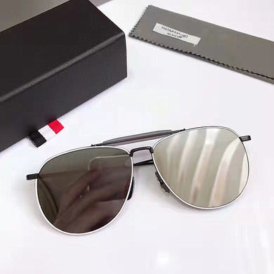 Thom Brand Vintage Round Sunglasses Women Men Sun Glasses Polarized Double Beam TB015 Anti-UV Shading Outdoor Eyewear