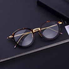 Load image into Gallery viewer, Thom Design Acetate Alloy Glasses Frame Men Women Retro Round Circle Eyeglasses Myopia Optical Prescription Eyewear Oculos TB011