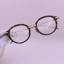 Load image into Gallery viewer, Thom  Round Acetate Alloy Temple Glasses Frames For Men And Women TB011 Eyeglasses Myopia Reading Eyewear Oculos