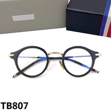 Load image into Gallery viewer, Thom  Round Acetate Alloy Temple Glasses Frames For Men And Women TB807 Eyeglasses Myopia Reading Eyewear Oculos