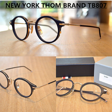 Load image into Gallery viewer, Thom  Round Acetate Alloy Temple Glasses Frames For Men And Women TB807 Eyeglasses Myopia Reading Eyewear Oculos