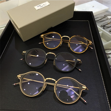 Load image into Gallery viewer, Thom  Round Acetate Alloy Temple Glasses Frames For Men And Women TB807 Eyeglasses Myopia Reading Eyewear Oculos