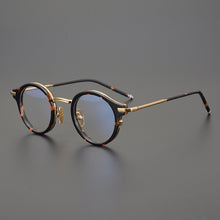 Load image into Gallery viewer, Thom  Round Acetate Alloy Temple Glasses Frames For Men And Women TB807 Eyeglasses Myopia Reading Eyewear Oculos