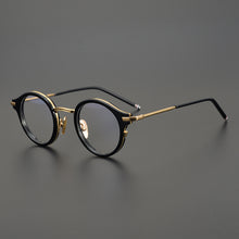 Load image into Gallery viewer, Thom  Round Acetate Alloy Temple Glasses Frames For Men And Women TB807 Eyeglasses Myopia Reading Eyewear Oculos