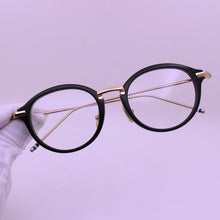 Load image into Gallery viewer, Thom  Round Acetate Alloy Temple Glasses frames for Men and Women TB011 eyeglasses myopia reading eyewear Oculos