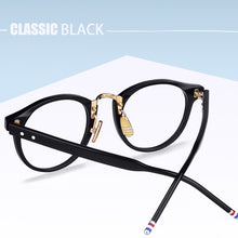 Load image into Gallery viewer, Thom Retro Round Acetate Glasses Frame Men Women Prescription Eyeglasses Frame With Original Box Myopia Optical Eyewear TB008