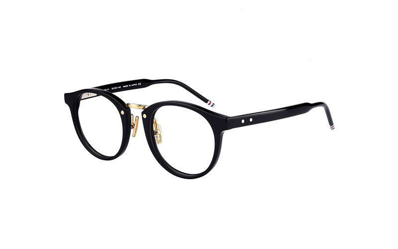 Thom Retro Round Acetate Glasses Frame Men Women Prescription Eyeglasses Frame With Original Box Myopia Optical Eyewear TB008