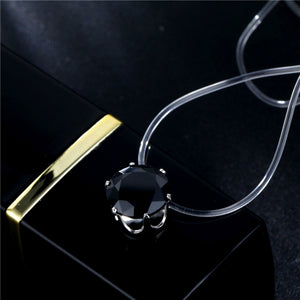 Fashion 4 Styles 8mm Europe Pendant & Necklace Fish Line Transparent line Bridal Wedding Necklaces For Women