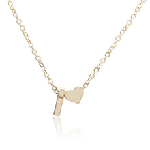 Load image into Gallery viewer, Fashion Gold Color Heart Letter Necklace Personalized Name Women Europe Pendant &amp; Necklace Gift For Girlfriend