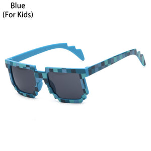Thug Life Sunglasses Funny Mosaic Sunglasses Retro Gamer Robot Eyewear Pixel Mosaic Sun Glasses Birthday Party Cosplay Favors