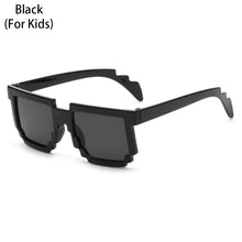 Load image into Gallery viewer, Thug Life Sunglasses Funny Mosaic Sunglasses Retro Gamer Robot Eyewear Pixel Mosaic Sun Glasses Birthday Party Cosplay Favors