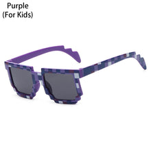 Load image into Gallery viewer, Thug Life Sunglasses Funny Mosaic Sunglasses Retro Gamer Robot Eyewear Pixel Mosaic Sun Glasses Birthday Party Cosplay Favors