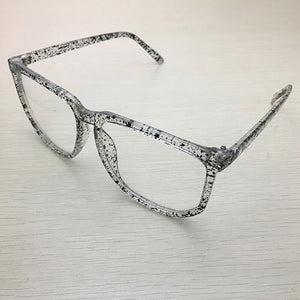 TinffGan Big Glasses Frame  Women large Eyeglasses Frame Men Eye Glasses Frames pc Spectacle black Eyewear oculos de grau