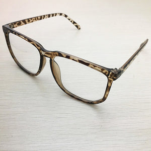 TinffGan Big Glasses Frame  Women large Eyeglasses Frame Men Eye Glasses Frames pc Spectacle black Eyewear oculos de grau