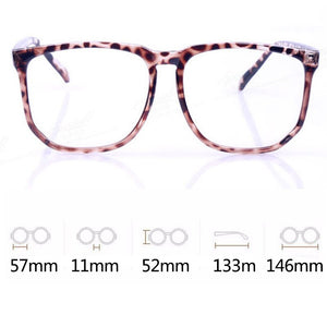 TinffGan Big Glasses Frame  Women large Eyeglasses Frame Men Eye Glasses Frames pc Spectacle black Eyewear oculos de grau