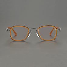 Load image into Gallery viewer, Titanium Acetate Vintage Square Optical Eyeglasses Frame Men Women Prescription Glasses Unisex Full Rim Myopia Eyewear