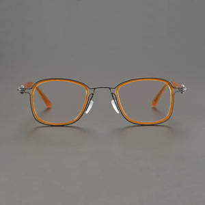 Titanium Acetate Vintage Square Optical Eyeglasses Frame Men Women Prescription Glasses Unisex Full Rim Myopia Eyewear