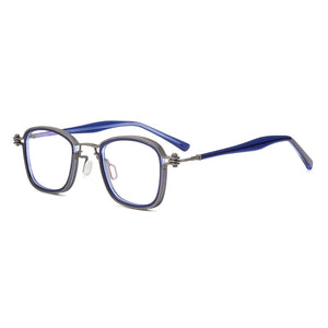 Titanium Acetate Vintage Square Optical Eyeglasses Frame Men Women Prescription Glasses Unisex Full Rim Myopia Eyewear