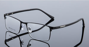 Titanium Alloy Eyeglasses Frame Men Thin Metal Square Myopia Prescription Full Optical Glasses Frames Eyewear Eye