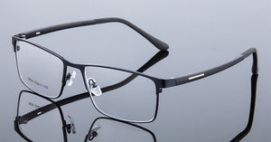 Titanium Alloy Eyeglasses Frame Men Thin Metal Square Myopia Prescription Full Optical Glasses Frames Eyewear Eye