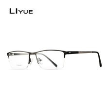 Load image into Gallery viewer, Titanium Alloy Glasses Frame Men Male Square spectacles Eyeglasses Frame Myopia Prescription Glasses Screwless Eyewear