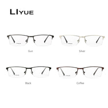 Load image into Gallery viewer, Titanium Alloy Glasses Frame Men Male Square spectacles Eyeglasses Frame Myopia Prescription Glasses Screwless Eyewear