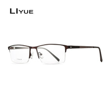 Load image into Gallery viewer, Titanium Alloy Glasses Frame Men Male Square spectacles Eyeglasses Frame Myopia Prescription Glasses Screwless Eyewear