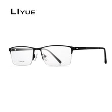 Load image into Gallery viewer, Titanium Alloy Glasses Frame Men Male Square spectacles Eyeglasses Frame Myopia Prescription Glasses Screwless Eyewear