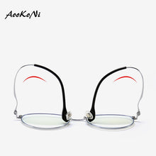 Load image into Gallery viewer, Titanium Alloy Glasses Frame Men Ultralight Women Vintage Round Prescription Eyeglasses Retro Optical Frame Screwless Eyewear