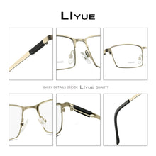 Load image into Gallery viewer, Titanium Alloy Optical Glasses Frame Men 2023 Ultralight Square Myopia Prescription Eyeglasses Male Metal Full eyewear frames