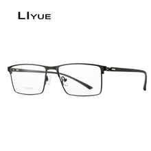 Load image into Gallery viewer, Titanium Alloy eye glasses frame women men 2023 optical eyeglasses myopia prescription computer glass Korean half eyewear frames