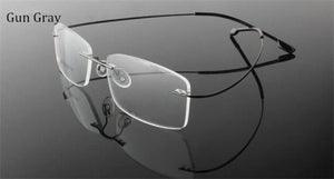 Titanium Eyewear armacao para oculos de grau Frameless Titanium Alloy Eye Glasses Frame Optical Glasses Frames for Women and Men