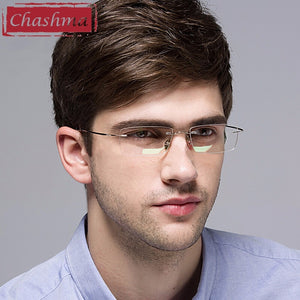 Titanium Eyewear armacao para oculos de grau Frameless Titanium Alloy Eye Glasses Frame Optical Glasses Frames for Women and Men