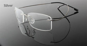 Titanium Eyewear armacao para oculos de grau Frameless Titanium Alloy Eye Glasses Frame Optical Glasses Frames for Women and Men