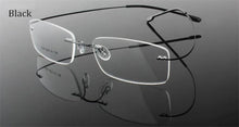 Carica l&#39;immagine nel visualizzatore di Gallery, Titanium Eyewear armacao para oculos de grau Frameless Titanium Alloy Eye Glasses Frame Optical Glasses Frames for Women and Men