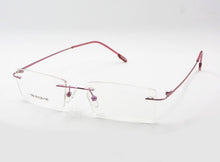 Load image into Gallery viewer, Titanium Memory Flexible Rimless Frame Eyeglasses Optical Prescription Glasses Spectacle for Women and Men Frame Shape Customed