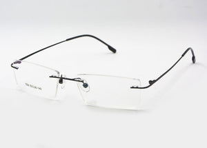 Titanium Memory Flexible Rimless Frame Eyeglasses Optical Prescription Glasses Spectacle for Women and Men Frame Shape Customed