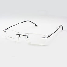 Load image into Gallery viewer, Titanium Memory Flexible Rimless Frame Eyeglasses Optical Prescription Glasses Spectacle for Women and Men Frame Shape Customed