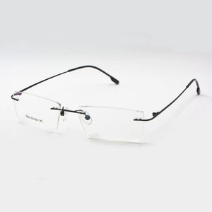 Titanium Memory Flexible Rimless Frame Eyeglasses Optical Prescription Glasses Spectacle for Women and Men Frame Shape Customed
