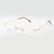 Load image into Gallery viewer, Titanium Memory Flexible Rimless Frame Eyeglasses Optical Prescription Glasses Spectacle for Women and Men Frame Shape Customed