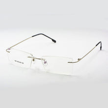 Load image into Gallery viewer, Titanium Memory Flexible Rimless Frame Eyeglasses Optical Prescription Glasses Spectacle for Women and Men Frame Shape Customed
