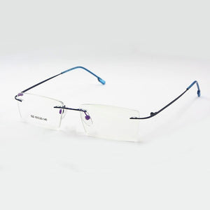 Titanium Memory Flexible Rimless Frame Eyeglasses Optical Prescription Glasses Spectacle for Women and Men Frame Shape Customed