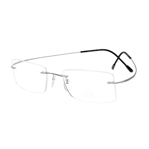 Titanium Optical frame Silhouette type hypoallergenic hingeless Glasses frame men women brand Ultra-light Eyeglasses frame