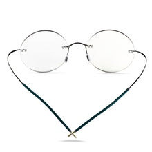 Load image into Gallery viewer, Titanium Rimless Glasses Myopia Glasses Photochromic glasses Men Women Chameleon Glasses Lens with Diopters -1.0 1.5 2.0 2.5 3.0