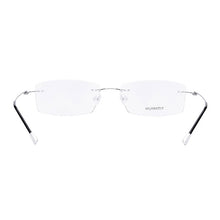 Load image into Gallery viewer, Titanium Rimless Rectangular Shape Eyeglasses Optical Frame for Men and Women Eyewear