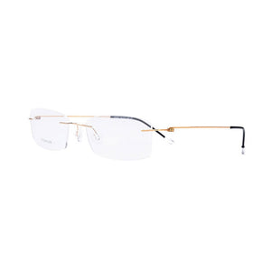 Titanium Rimless Rectangular Shape Eyeglasses Optical Frame for Men and Women Eyewear