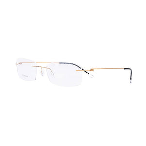 Titanium Rimless Rectangular Shape Eyeglasses Optical Frame for Men and Women Eyewear